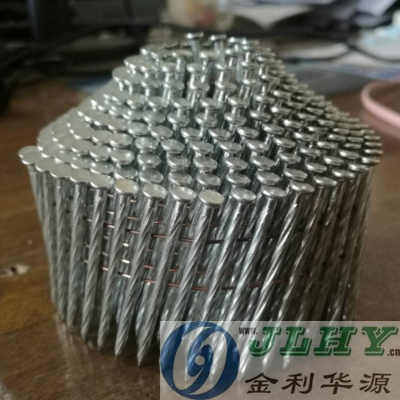 Electro Galvanized Screw Pallet Coil Nail