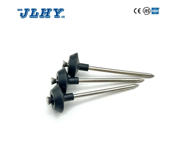 Stainless Steel Nails with Rubber Cap