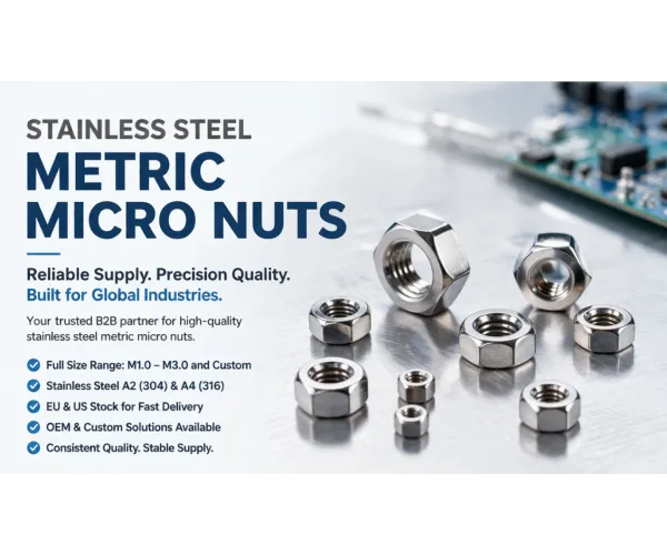 Stainless Steel Metric Micro Nuts Supplier for EU & US Markets